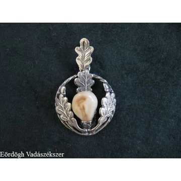 Tölgyfa levél medál grandlival