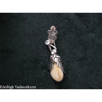 Tölgyfa levél medál grandlival