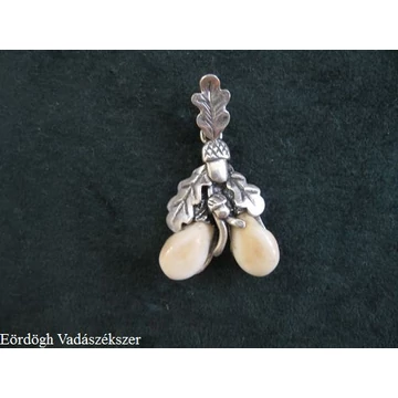 Tölgyfa levél medál grandlival