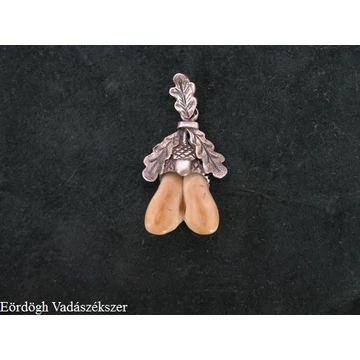Tölgyfa levél medál grandlival