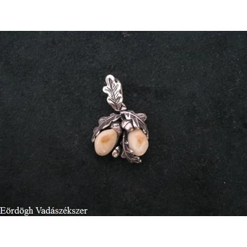 Tölgyfa levél medál grandlival